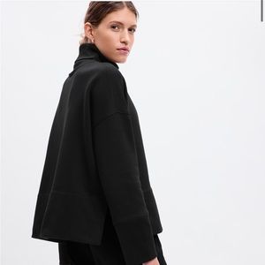 Gap 24/7 Split Hem Vintage Soft Turtleneck Sweatshirt Large
